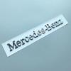 Для Mercedes Benz 21,8 см ABS Автомобильный значок Плоские английские буквы для шильдика на багажник Mercedes Benz Наклейка Логотип Хром Глянцевый Матовый