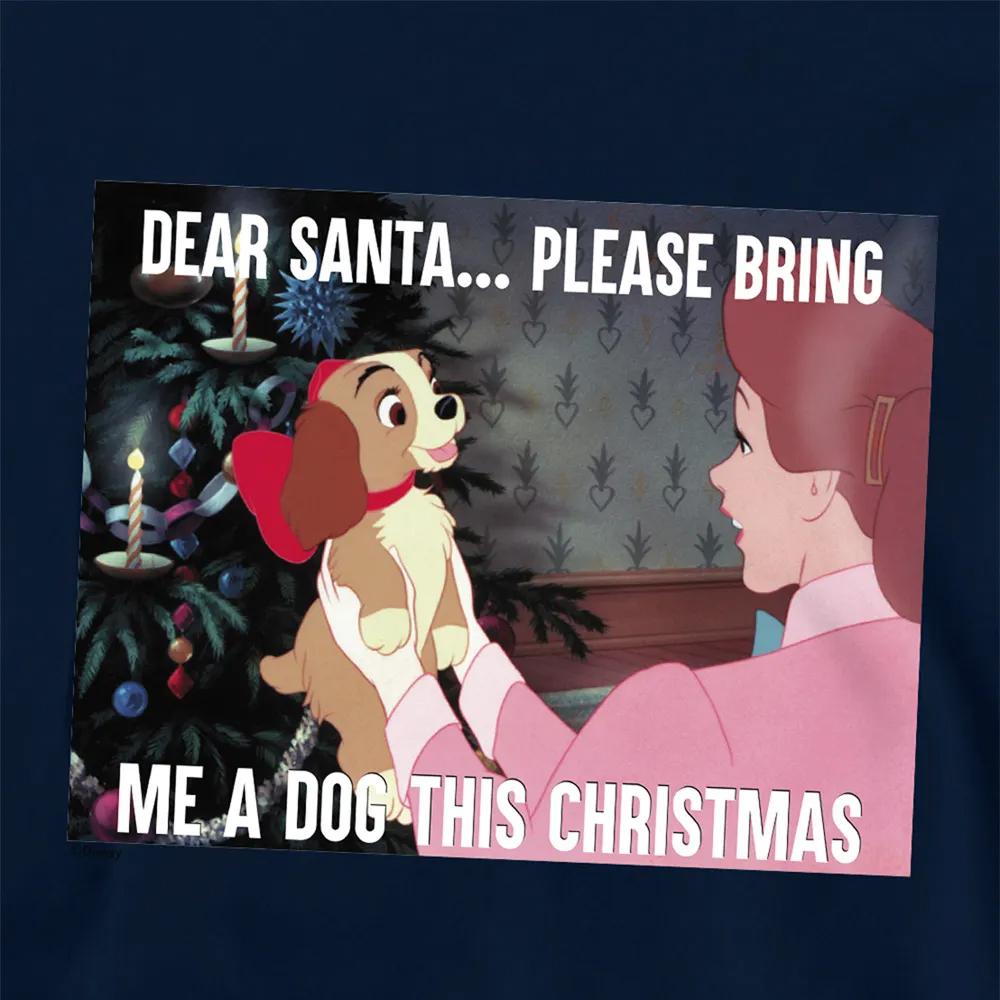 Lady And The Tramp Childrens/Kids Dog For Christmas Hoodie