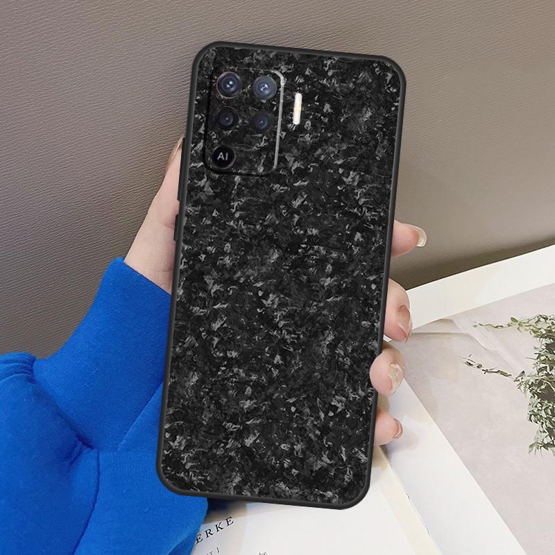 Кейс из кованого карбона для OPPO Find X5 X3 Pro A15 A74 A54 A94 A93 A91 A5 A9 A31 A53 2020 A53S A52 A72 Чехол
