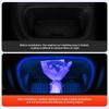 LUCKEASY For Tesla Model 3 Y Car Modification Accessories 12V Front Spare Box Atmosphere Light Silicone Tube LED Lighting Bar