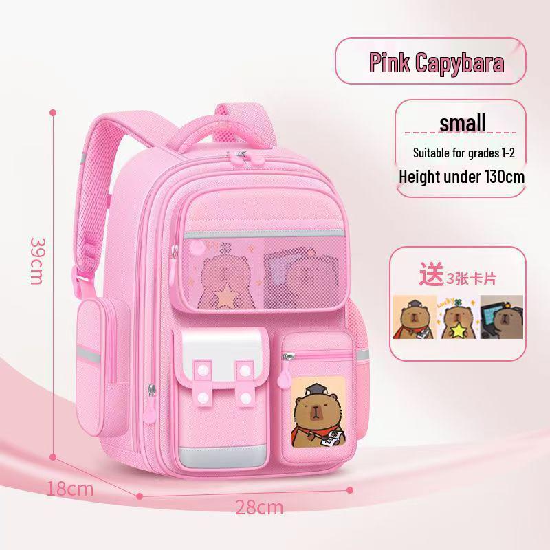 Легкий детский рюкзак с защитой позвоночника для 1-6 классов, большой вместимости, идеально подходит для мальчиков и девочек.