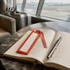 Self Adhesive Bookmark Base Self-Finishing Needlepoint Bookmark, Durable PU Leather Book Pattern Display Marker, Backing DIY Personalized Handmade
