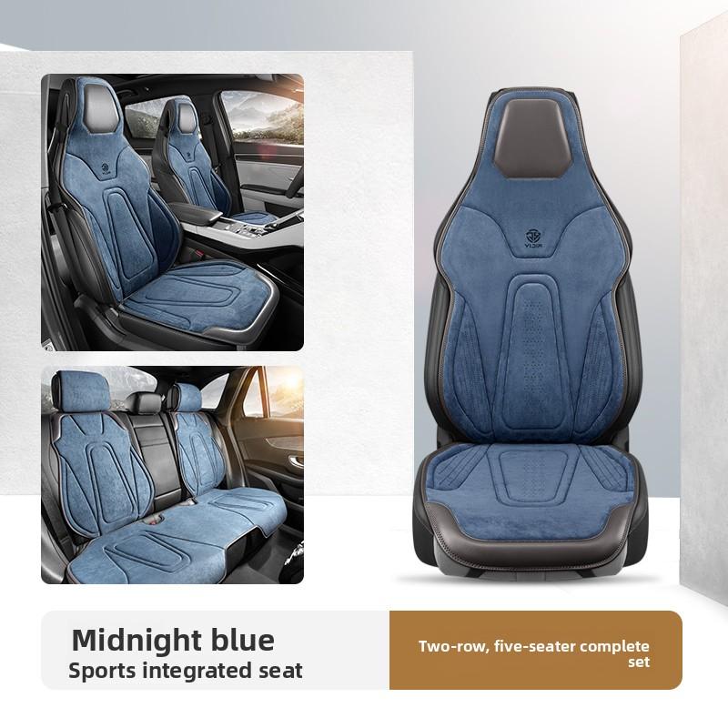Luxury Car Seats Protection Universal Car Seat Cover All Season Breathable Auto High Quality Latex Suede Perforated Seat Covers