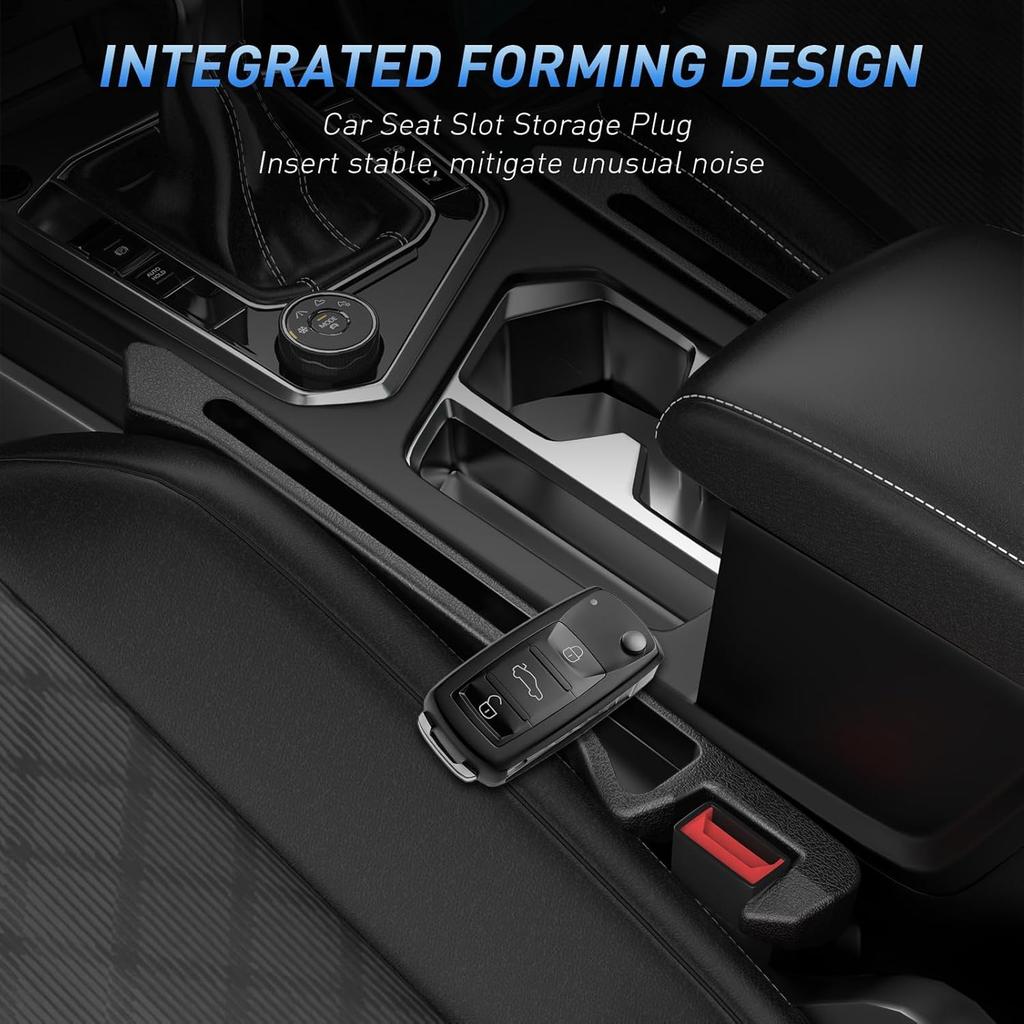 Car Seat Gap Filler 2Pack, Erts Between Seats Console With Organizer Storage Upgraded Phone Holder Car Side Seat Gap Fillers Cars Front Seats Fill