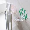 Домашняя ванная комната для хранения зубной пасты, полка для зубных щеток, настенный органайзер, держатель для полки