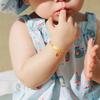 Vnox Customized Baby Bracelets With Fruit Pendant, Stainless Steel Cuban Mesh Chain Free Engraving Bar, Jewelry Birthday Gift