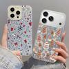 Mini Christmas Trees Printing Case For iPhone Air 17 16e 16 15 14 Pro Max 13 17 Pro Max ShockProof TPU Hybrid Hard Phone Cover