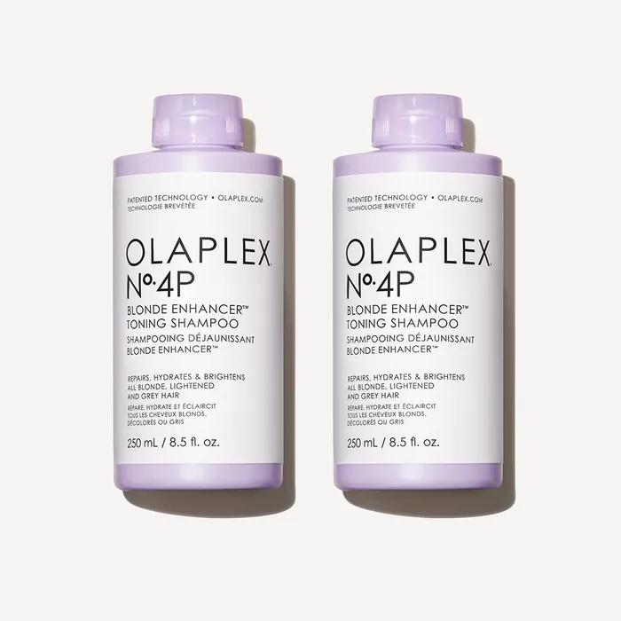 Шампунь для осветления и тонирования цвета №4P Blonde Enhancer Toning Color Correcting Shampoo 250 мл, 2 шт.