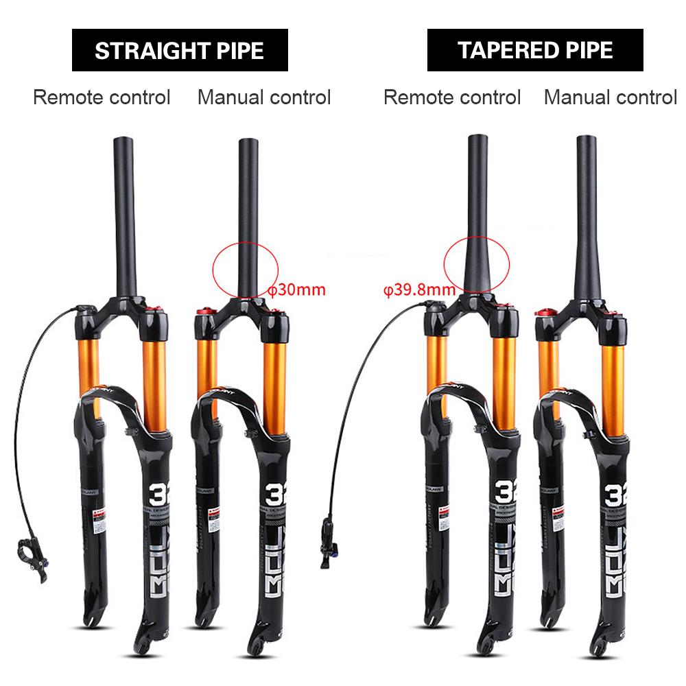 Сверхлегкая 29-дюймовая пневматическая передняя вилка для горного велосипеда с дистанционным управлением, велосипед из магниевого сплава