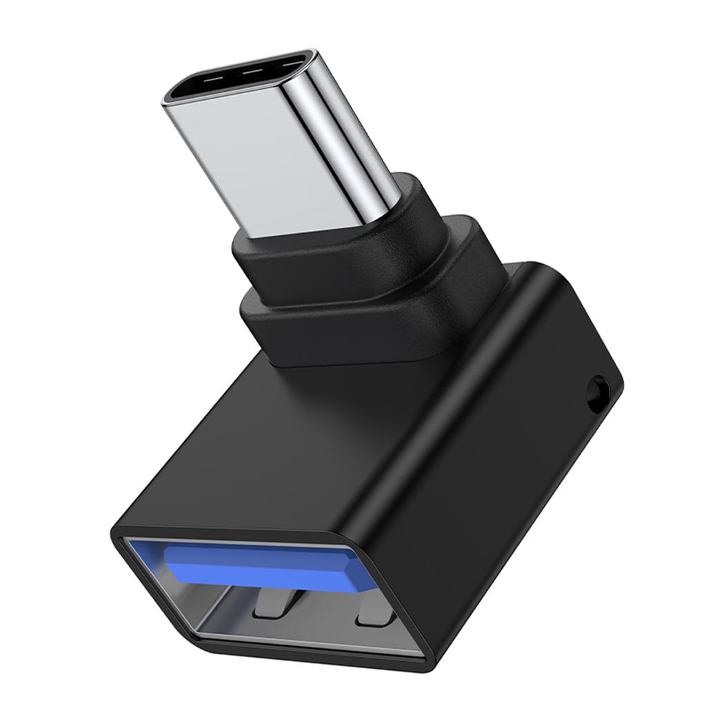 USB 3.0 Female to Type C Male 90-градусный угловой удлинитель USB C Upward Downward OTG Connector для ноутбука
