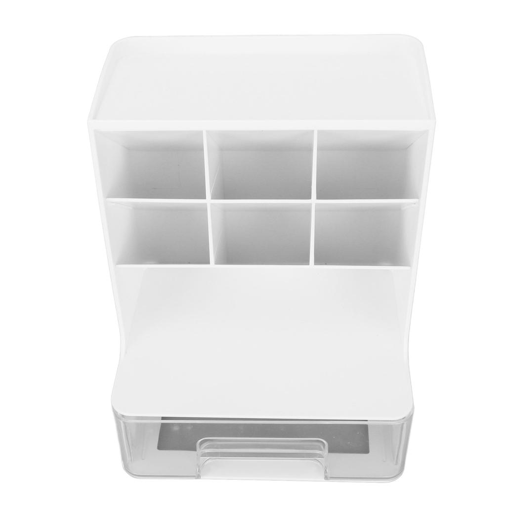 Наклонный органайзер для ручек для студентов с ящиком большой емкости с закругленными углами настольный канцелярский