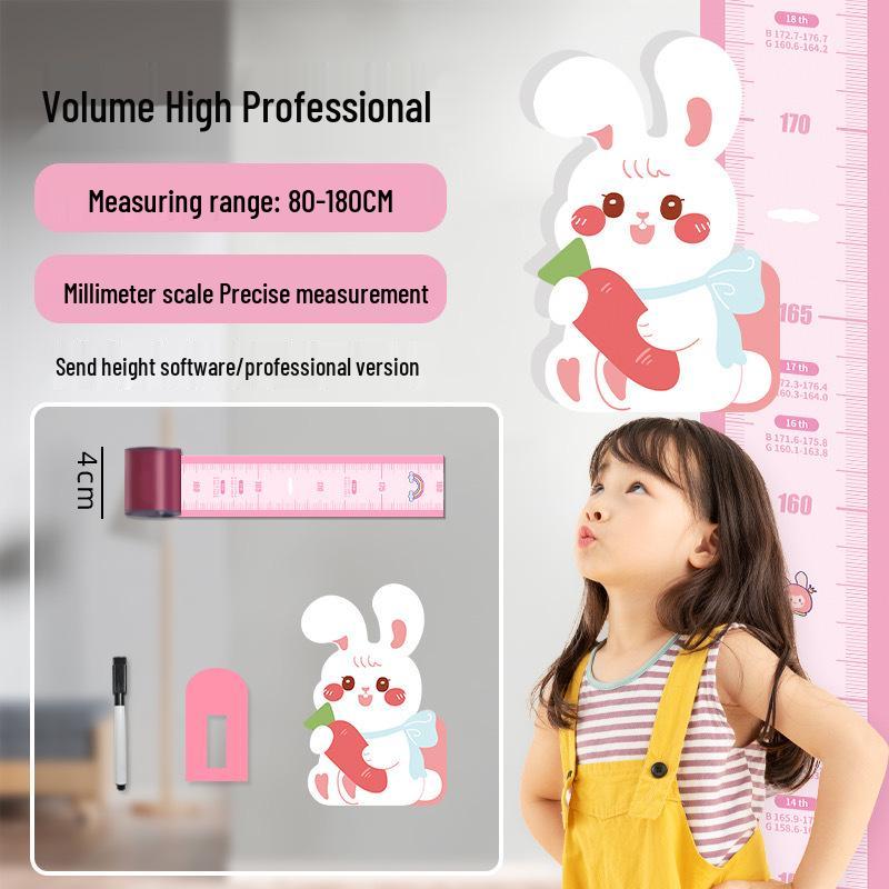 3D Giraffe EVA Magnetic Height Chart for Children's Room