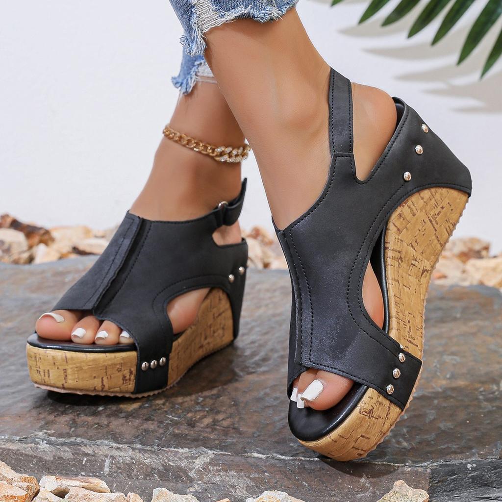 Women Wedges Sandals New Summer Platform Sandals Women Peep Toe Elegant Luxury Designer Shoes for Woman Sandalias De Mujer