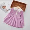 Winter Girls Knitting Wool Long Sleeve Dress Autumn Girls Baby Ruffle Knitted Princess Sweater Dress Casual Clothes