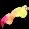 Hand-Made Faux Silk Belly Dance Fan Veils - Bamboo Long Fans Veils Available In 6 Stunning Colors for Dance Performances