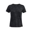 Launch Elite Solid Color Crew Neck Short Sleeve T-Shirt Women Tops Black 1383365-002