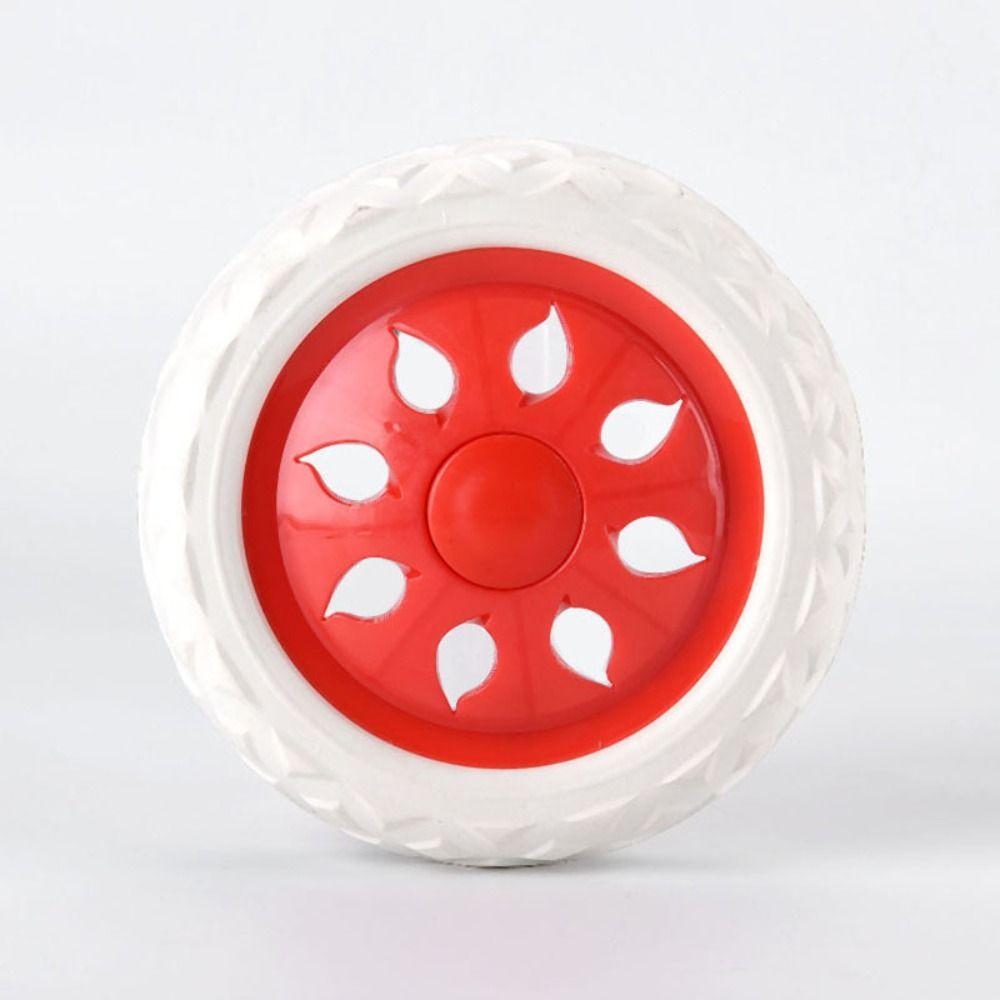 Parts Accessories Black 6.5Inch Dia Rubber Foaming Travelling Trolley Caster Shopping Cart Wheels