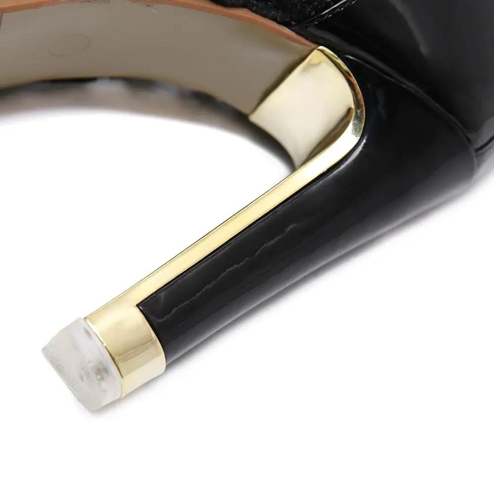 Модные босоножки на высоком каблуке с водонепроницаемой платформой, с сетчатой дышащей подкладкой, на молнии и с металлической пряжкой, женская обувь для ночного клуба