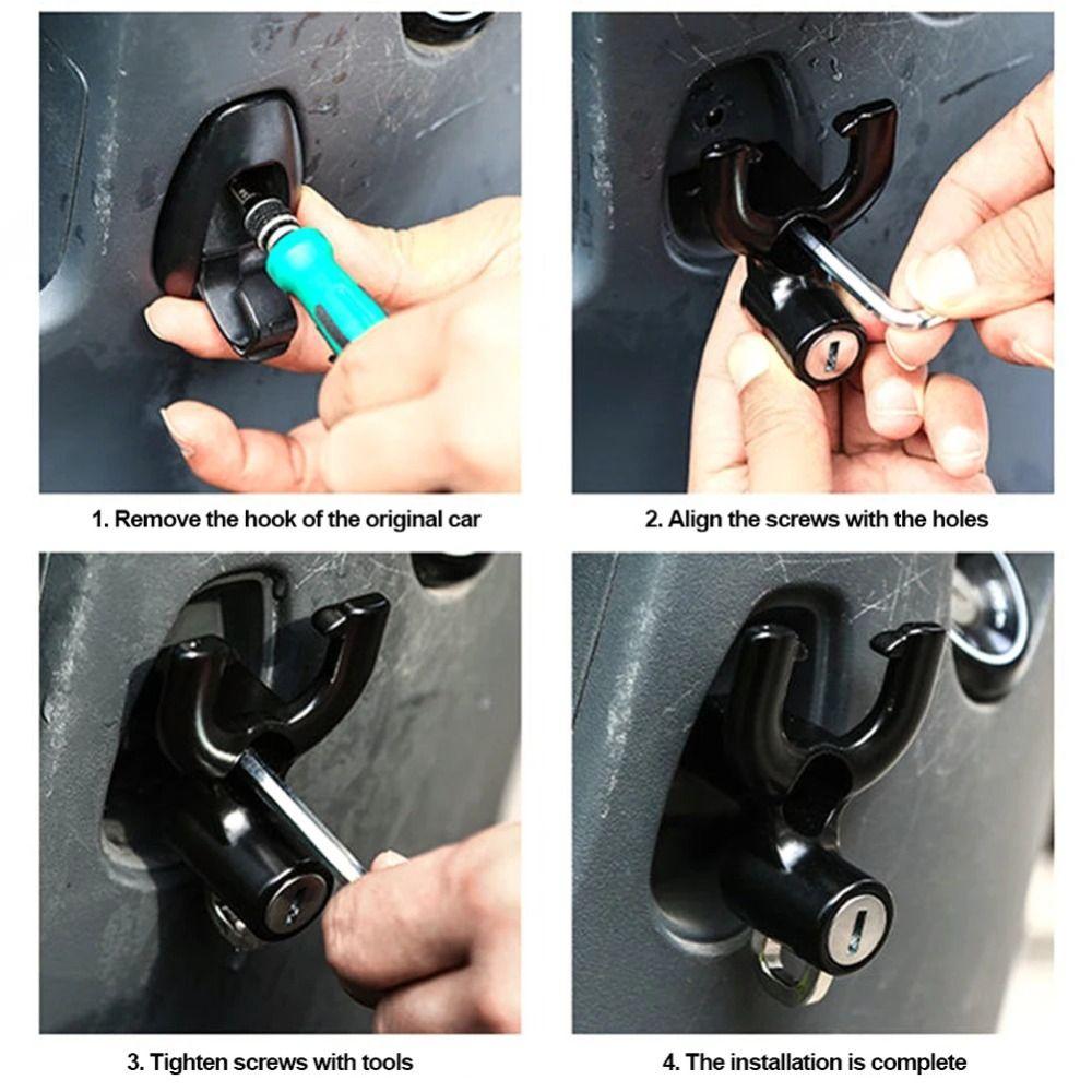Waterproof Bicycle Multi-Function Hook 2 in 1 Motorcycle Hanger Outdoor