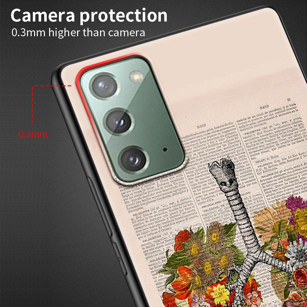 Медицинский чехол для органов мозга и почек с меридианом мозга для Samsung Galaxy Note 20 Ultra 10 9 8 M31 M30s M51 M31s M52 5G