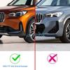 For BMW X1 iX1 -2025 Carbon Fiber Front Bumper Fog Light Trims Accessories