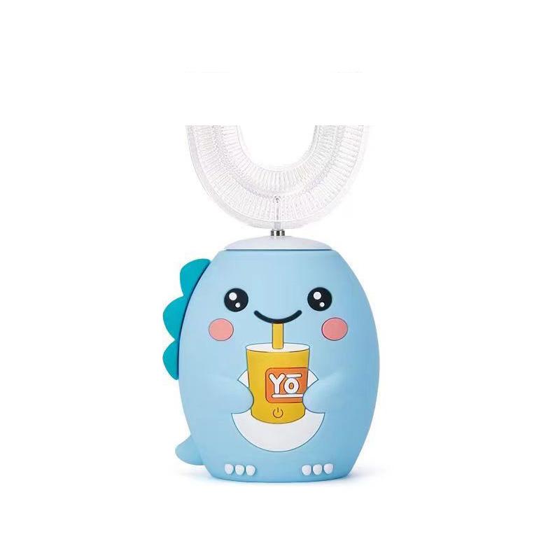 Умная детская U-образная звуковая электрическая зубная щетка детская силиконовая зубная щетка 360 градусов зубная щетка отбеливание зубов IPX7Waterproof