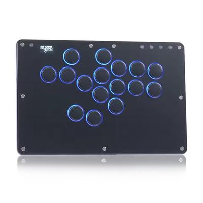 Haute42 Akecon Leverless Контроллер без рычага T16 PRO черного цвета Бесшумные кнопки Чрезвычайно удобные для нажатия Тонкая и широкая верхняя пластина EVO Tournament Can