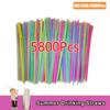 50/3000/5800 шт. красочные Kunststof питьевые соломинки для молока чай вечеринка бар свадьба кухня дом оптовая продажа пластиковые соломинки для напитков