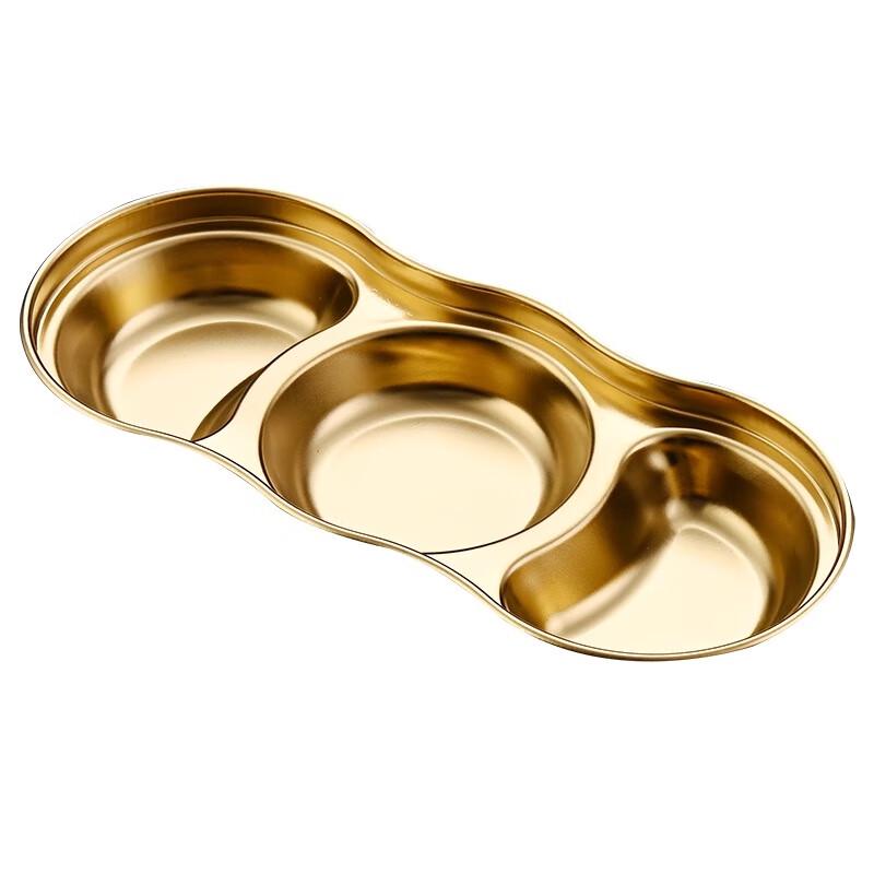 Набор соусниц из нержавеющей стали Morona Golden с 3 отделениями