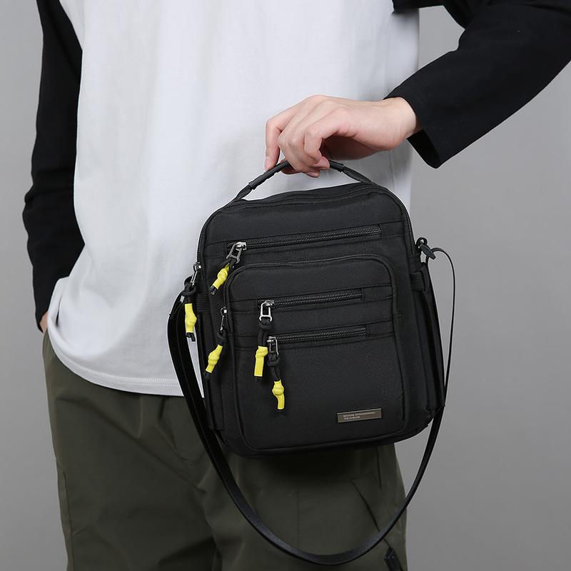 Мужская сумка через плечо из Оксфорда Однолямные сумки Большой объем Хранение Модная Много карманов Для деловых поездок Сумки через плечо Ежедневная сумка