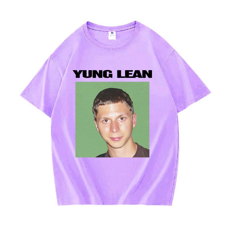 Смешная футболка с принтом Yung Lean Мем Мужская Мода Повседневная Футболка с коротким рукавом Унисекс Высокое Качество 100% Хлопок Оверсайз Футболка