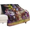 All Hail King Julien Throw Blanket Easy Care Comfortable Blanket for Couch