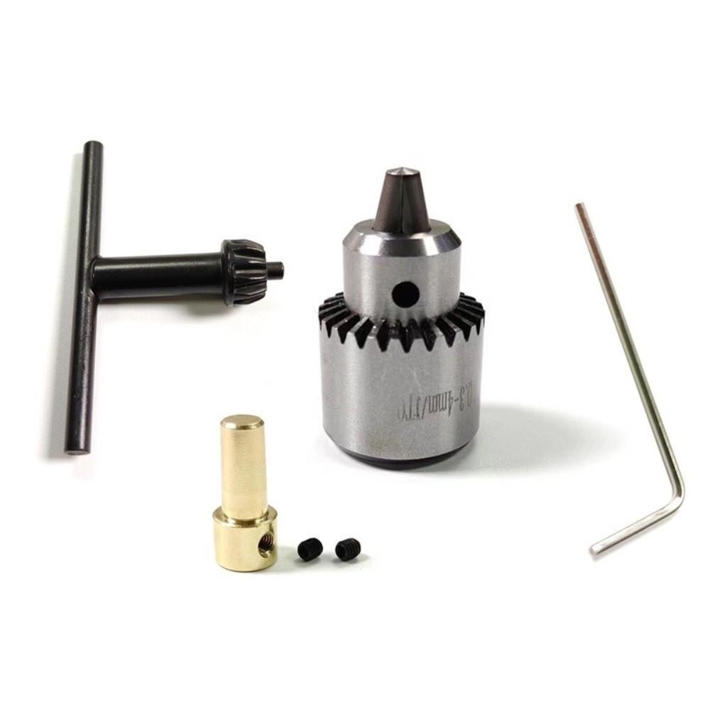 4Pcs/Set Connecting Rod Drill Chuck Adaptor Electric Drill Chuck  Micro Motor Drill