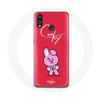 Case for Huawei P20 Lite BTS Bangtan Boys BT21 Cooky Red Background