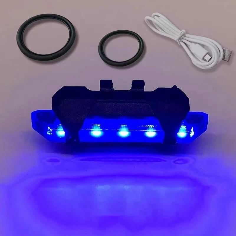 Велосипедный фонарь USB аккумуляторная зарядка задние фонари ночное вождение оборудование для безопасности задние фонари предупреждающая лампа дорожный велосипед горный велосипед