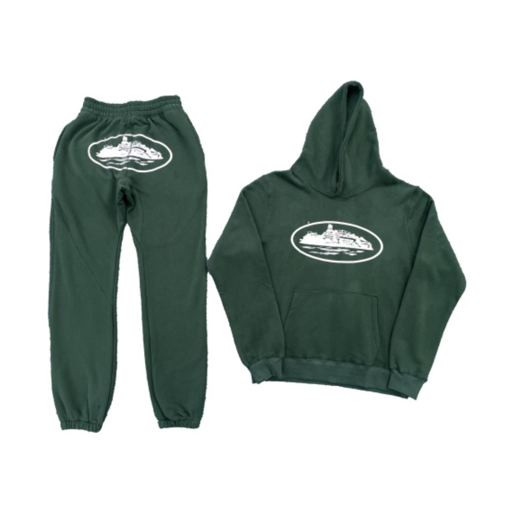 Corteiz Модный уличный свободный комплект свитеров Женский модный хип-хоп скейтборд повседневный топ мужской осенний