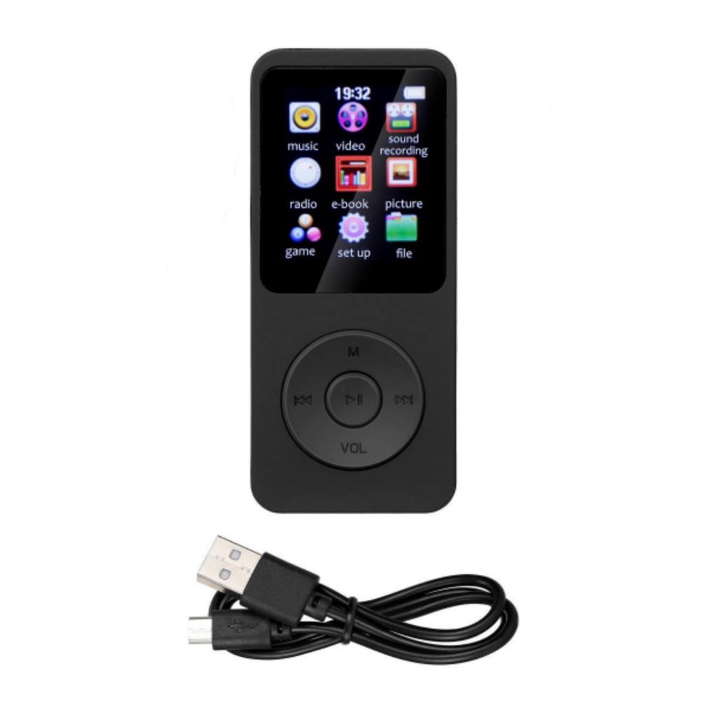 Беспроводной BT Bluetooth 5.0 MP4 MP3 Плеер Встроенная Литиевая Батарея Hi-Fi Без Потерь Звука HD Экран Запись Голоса