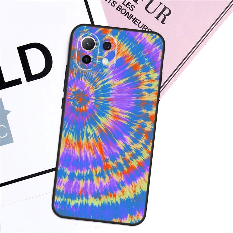 Rainbow Spiral Tie Dye Case For Xiaomi 17 Pro Max 14 15 Ultra 13T 14T 15T Pro POCO F8 F7 F5 F6 X5 X6 X7 Pro Cover
