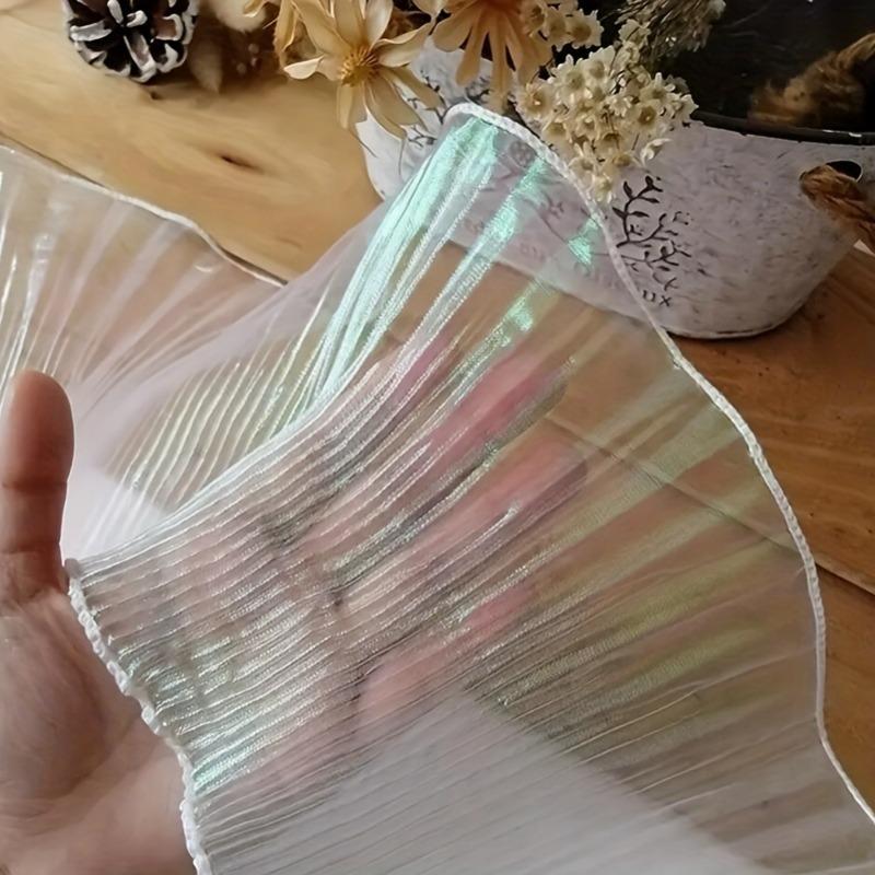 1 шт. 14 см * 2 м/5,51*78,74 дюйма Волшебная Русалка Стиль рюшами и кружевом Декор декольте рукав край тканевое украшение