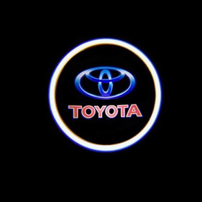 2 шт. Светодиодные приветственные огни для дверей автомобиля для Toyota, Проекторы с логотипом, Подходят для Toyota Highlander / RAV4 / Camry / Avalon / Corolla /pra