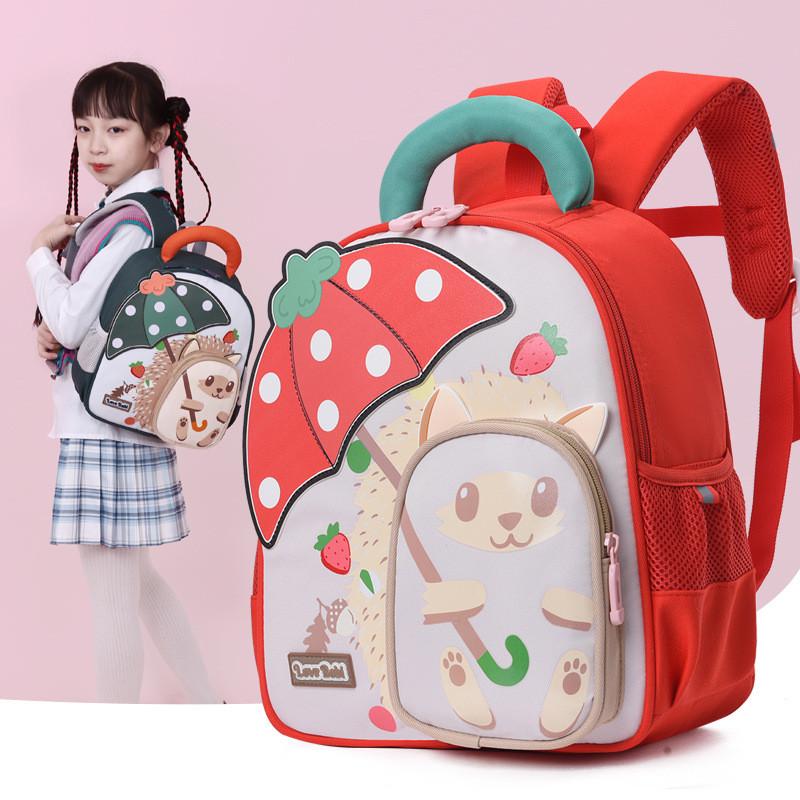 Eye-catching Cartoon Hedgehog Kids Backpack Lightweight And Fun Design For Boys Girls Preschool Use