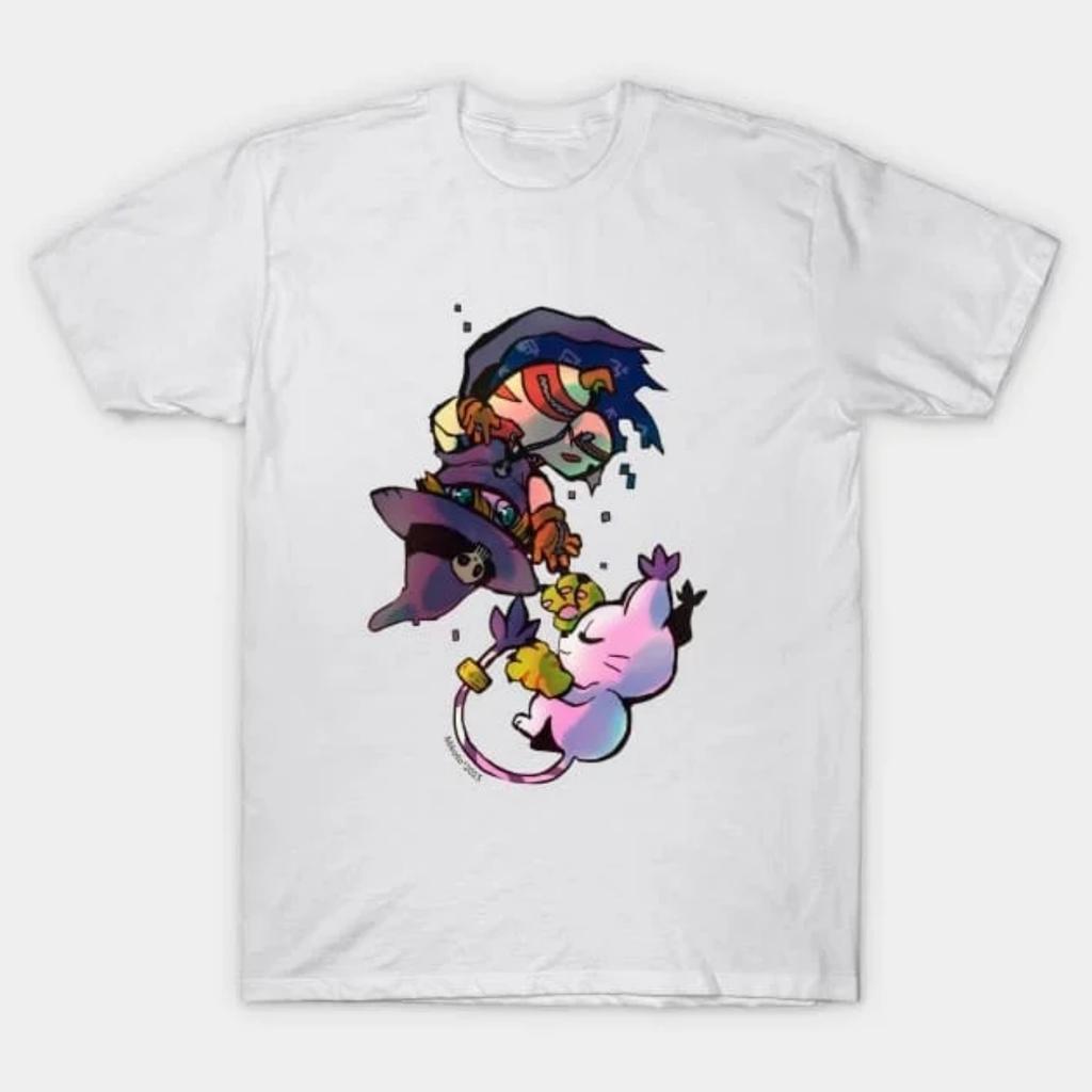 2026 New Fashion Digimon Gabumon Evolution Pure Cotton Summer Casual T-shirt Men and Women's Short Sleeved Parent-child T-shirt