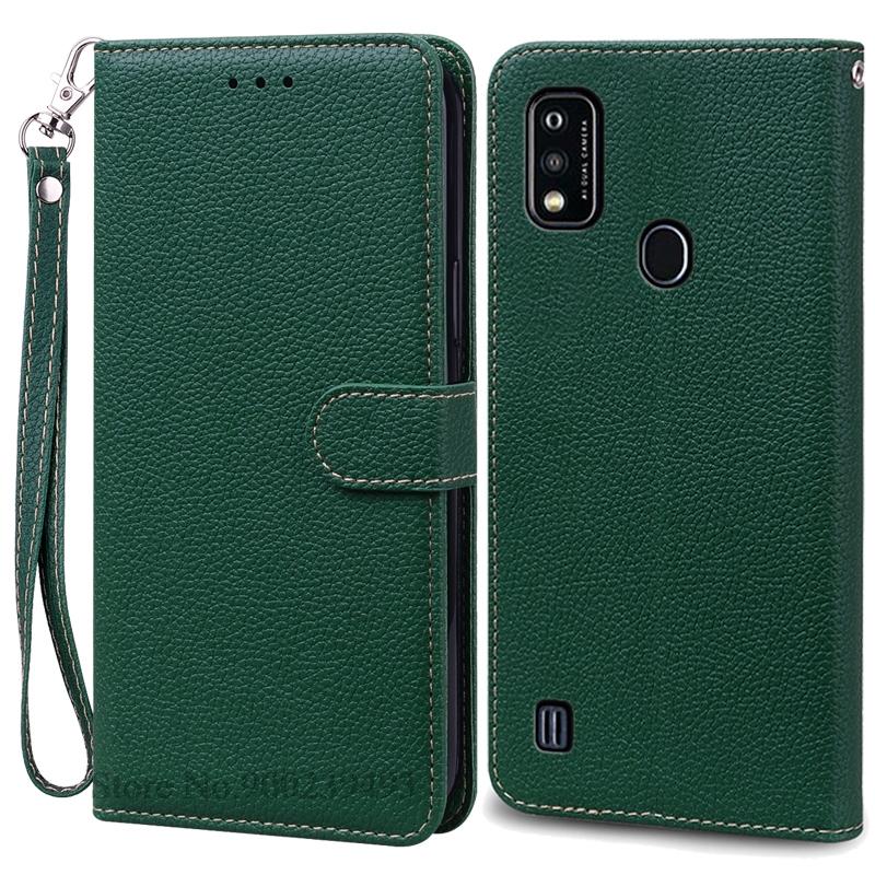 A51 Case For ZTE Blade A51 Case Soft Silicone Leather Flip Wallet Case For ZTE Blade A51 Case Back Cover Coque Fundas Etui