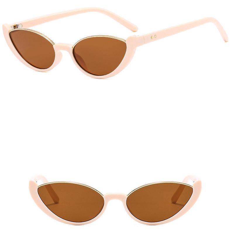Жен. Очки для вождения в пригородных поездках Уличная стрельба Для вечеринок Защита от солнца Защита от ультрафиолета Мода Индивидуальность Ретро Хип-хоп Панк Солнцезащитные очки с кошачьим глазом