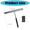 Efficient Shower Window Cleaner NonSlip Ergonomic Handle Stainless Steel Squeegee Scraper For Bathroom Mirror Tile