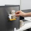 Мини Ваза для Кошки Акриловый Магнит Уникальные Кошачьи Усы Цветочный Декор Магнитная Декорация для Холодильника Офиса