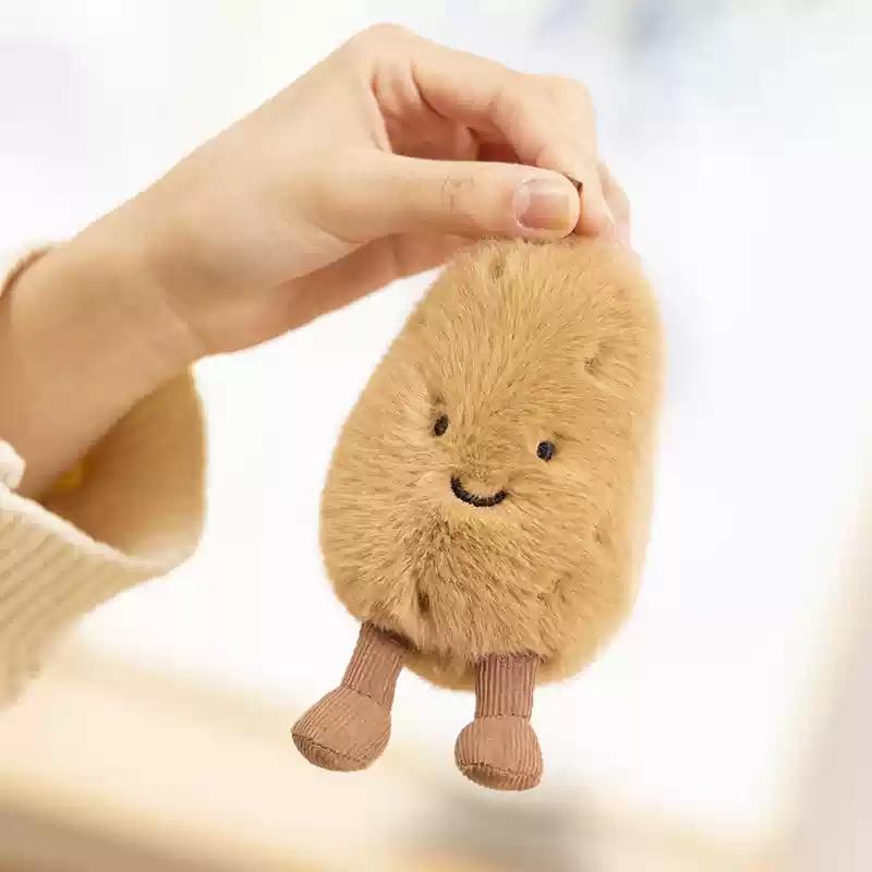 Обновленная милая мультяшная кукла Jelly Cat, фигурка Маленькой Картофелины, Подушка-Тост, Хлеб, Кукла-Огурец, Игрушка Еда, Плюшевый Декор из Ворса, Игрушки, Подарок