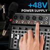 4 / 7-канальный аудиоинтерфейс DJ-микшер звуковая плата 99-битный DSP-эффект USB-аудиомикшер эффекты +48 В фантомное питание Bluetooth для караоке