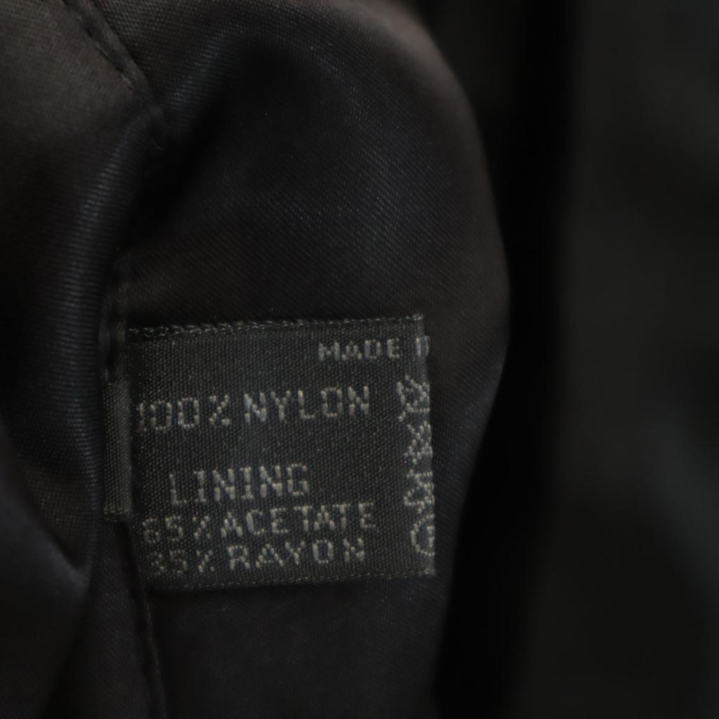 Prada Made In Italy Stainless Collar Coat L Black With Liner Women Used