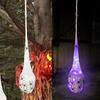Halloween Themed Glow in The Dark Spider Egg Hanging Decoration Spider Web Prop Creepy Outdoor Porch Lawn Holiday Accessory